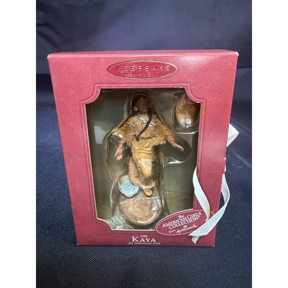 American Girl Kaya 1764 Ornament Hallmark Keepsake Christmas Holiday Pewter